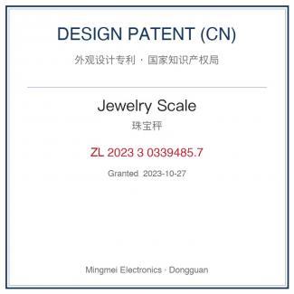 Design Patent - Jewelry Scale (ZL 2023 3 0339485.7)