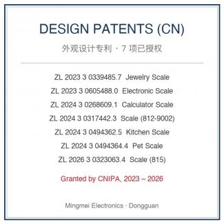 Design Patents - 7 Granted (2023-2026)
