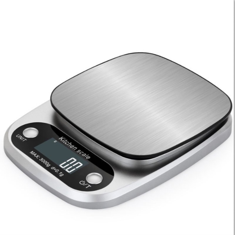 Digital Kitchen Scale MM-01 3kg/5kg/10kg Stainless Platform