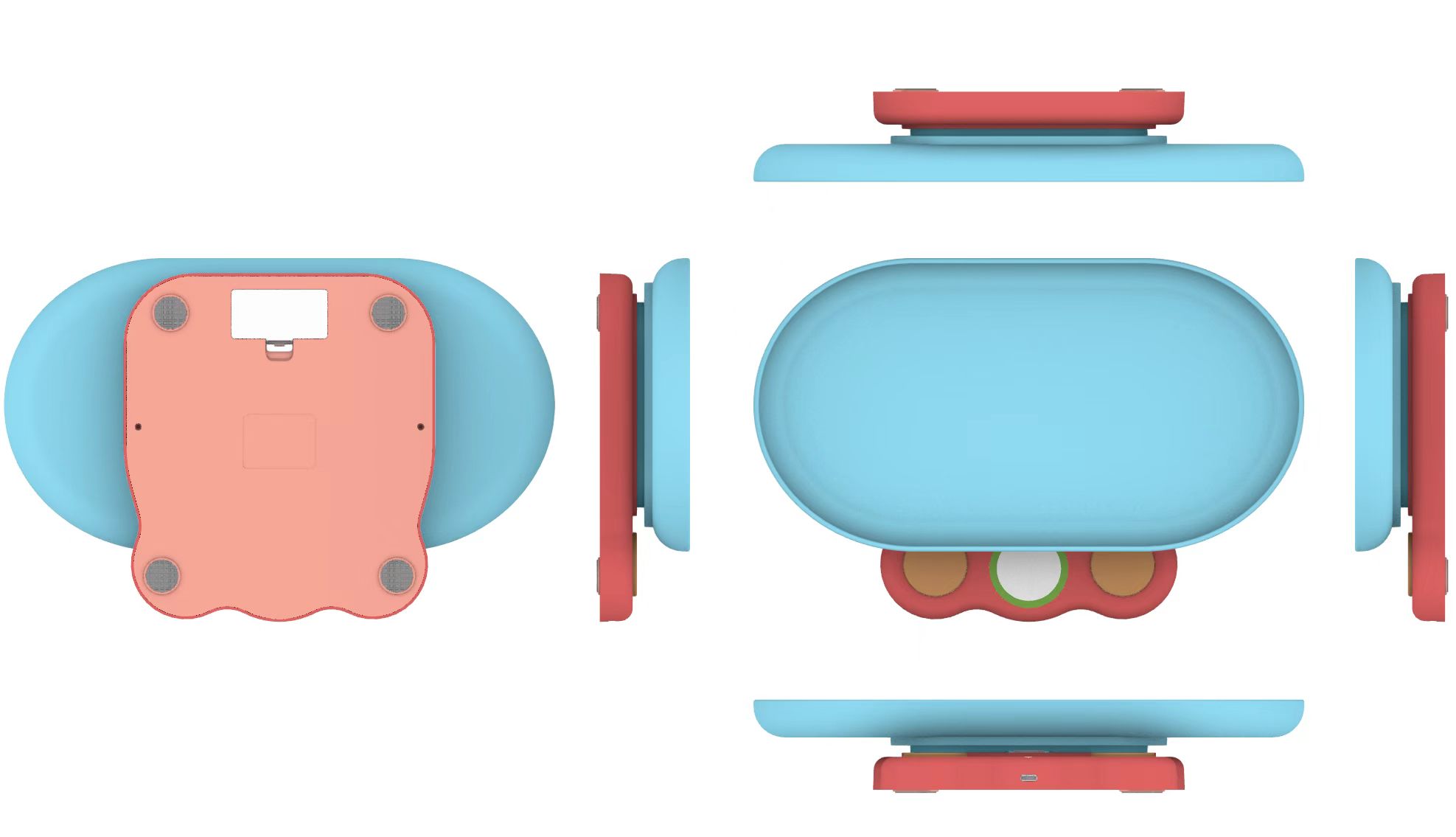CAD structural drawing of a private-mold scale